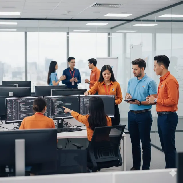 The Arknx team at work